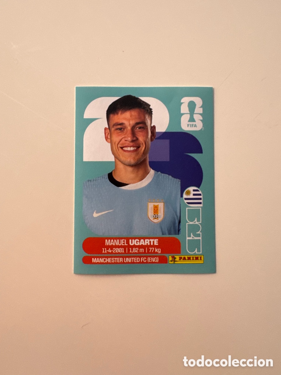 Cromos de F&uacute;tbol: Uruguay URU MUNDIAL FIFA WORLD CUP 2026 STICKER PANINI URU14 &ndash; Manuel Ugarte N&ordm; 14