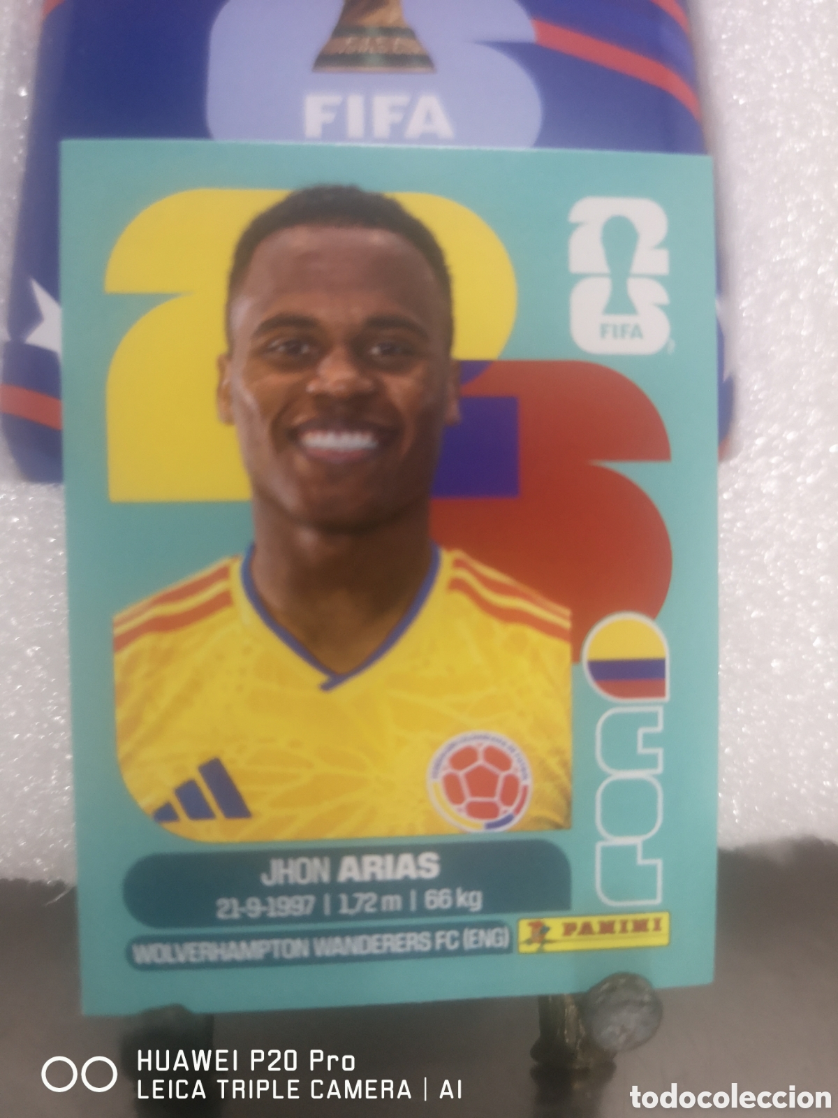 Cromos de F&uacute;tbol: FIFA WORLD CUP MUNDIAL 2026 JHON ARIAS - COL 17