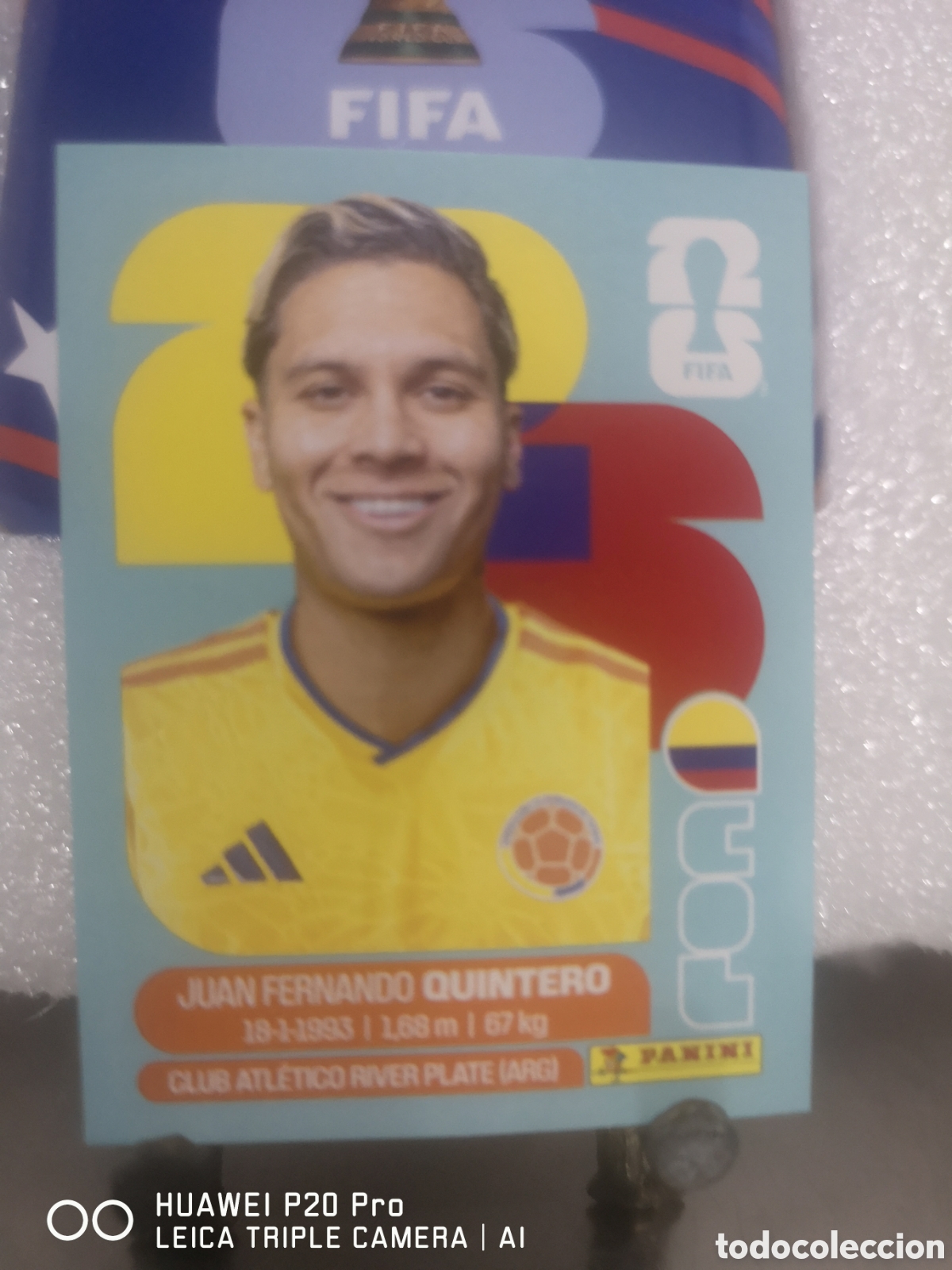 Football Stickers: FIFA WORLD CUP MUNDIAL 2026 FERNANDO QUINTERO - COL 15
