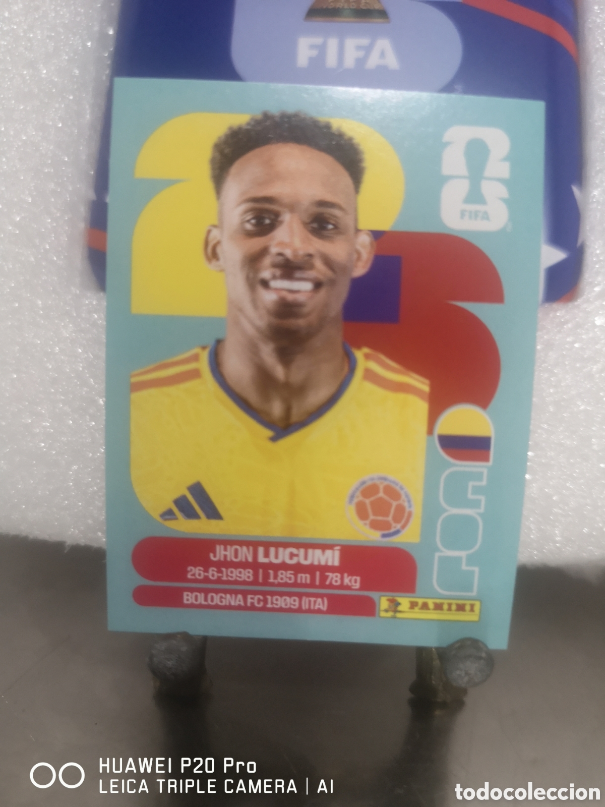 Cromos de F&uacute;tbol: FA WORLD CUP MUNDIAL 2026 JHON LUCUMI - COL 8