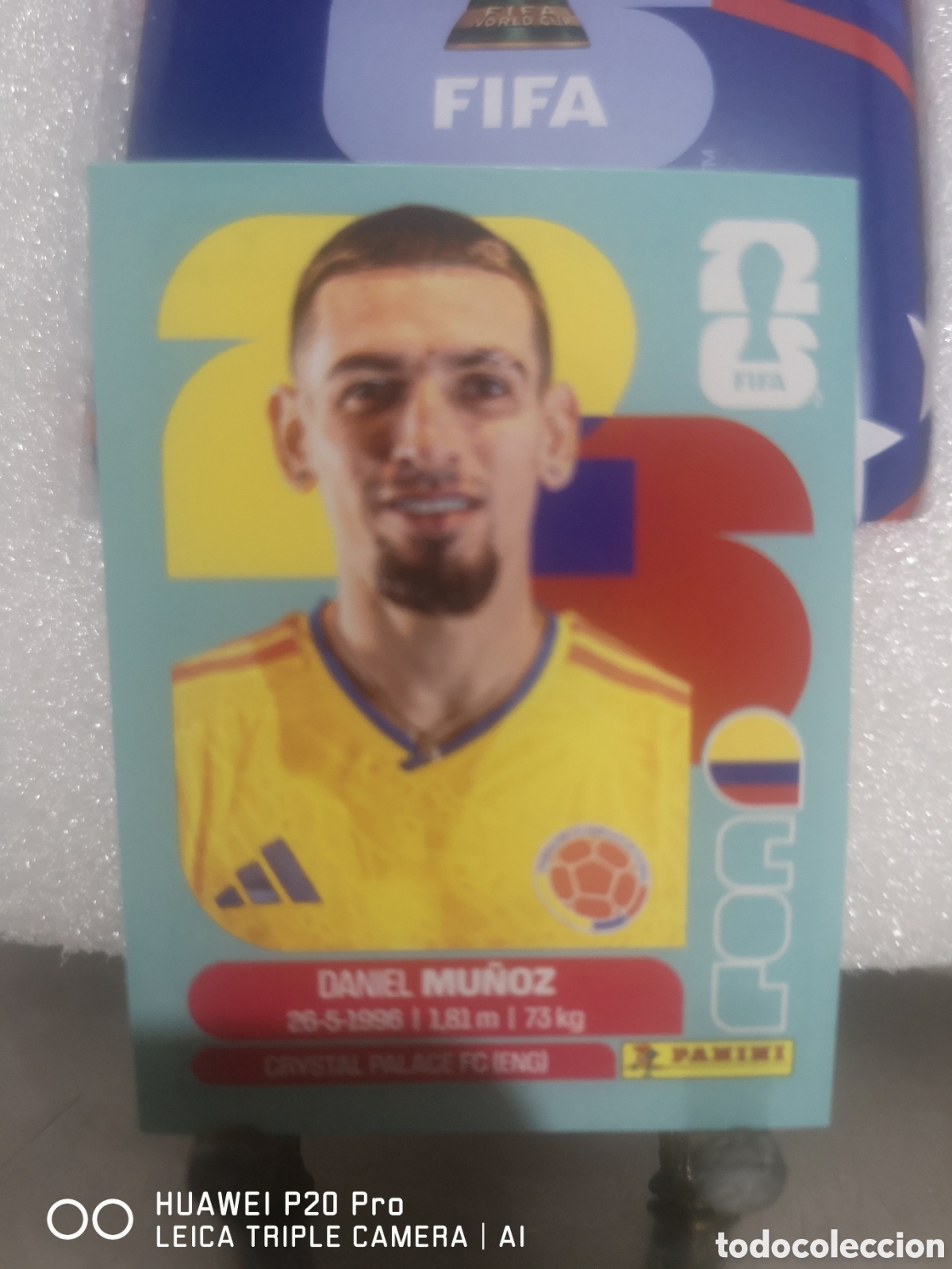 Cromos de F&uacute;tbol: FIFA WORLD CUP MUNDIAL 2026 DANIEL MU&Ntilde;OZ - COL 6