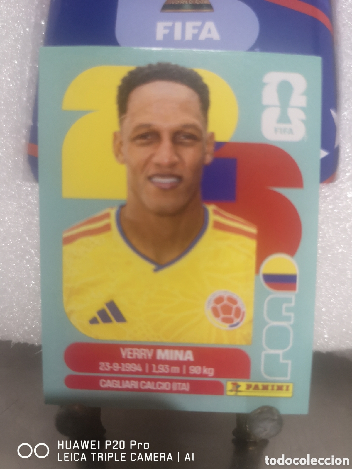 Cromos de F&uacute;tbol: FIFA WORLD CUP MUNDIAL 2026 YERRY MINA - COL 5