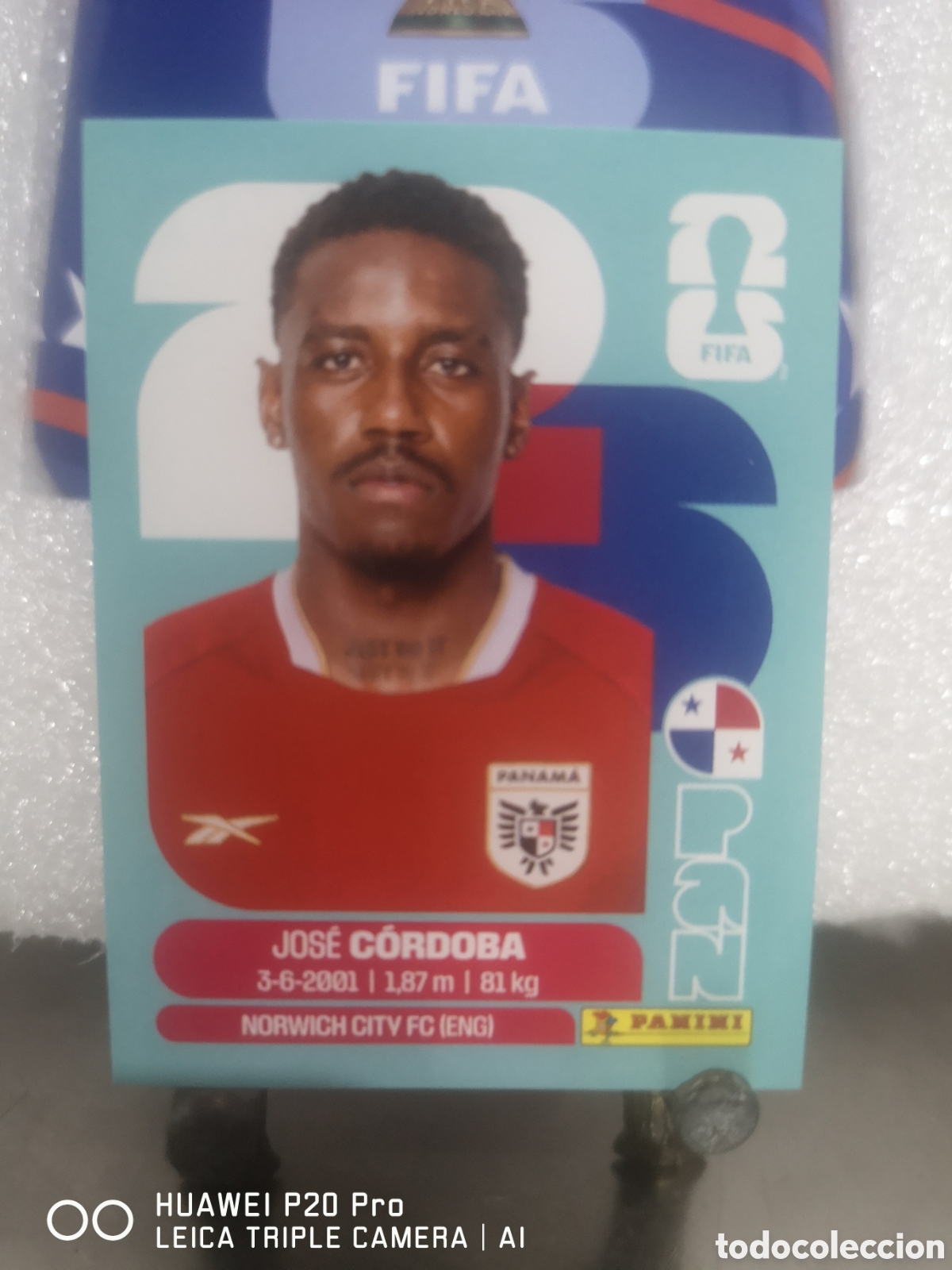 Cromos de F&uacute;tbol: FIFA WORLD CUP MUNDIAL 2026 JOSE CORDOBA - PAN 8