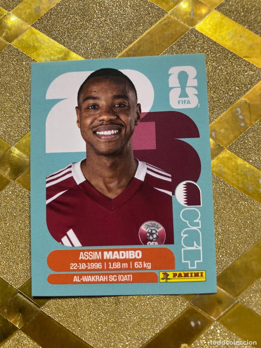 Cromos de F&uacute;tbol: CROMO DE F&Uacute;TBOL QAT 11 ASSIM MADIBO CATAR QATAR MUNDIAL 2026 MEXICO-EEUU-CANADA PANINI !