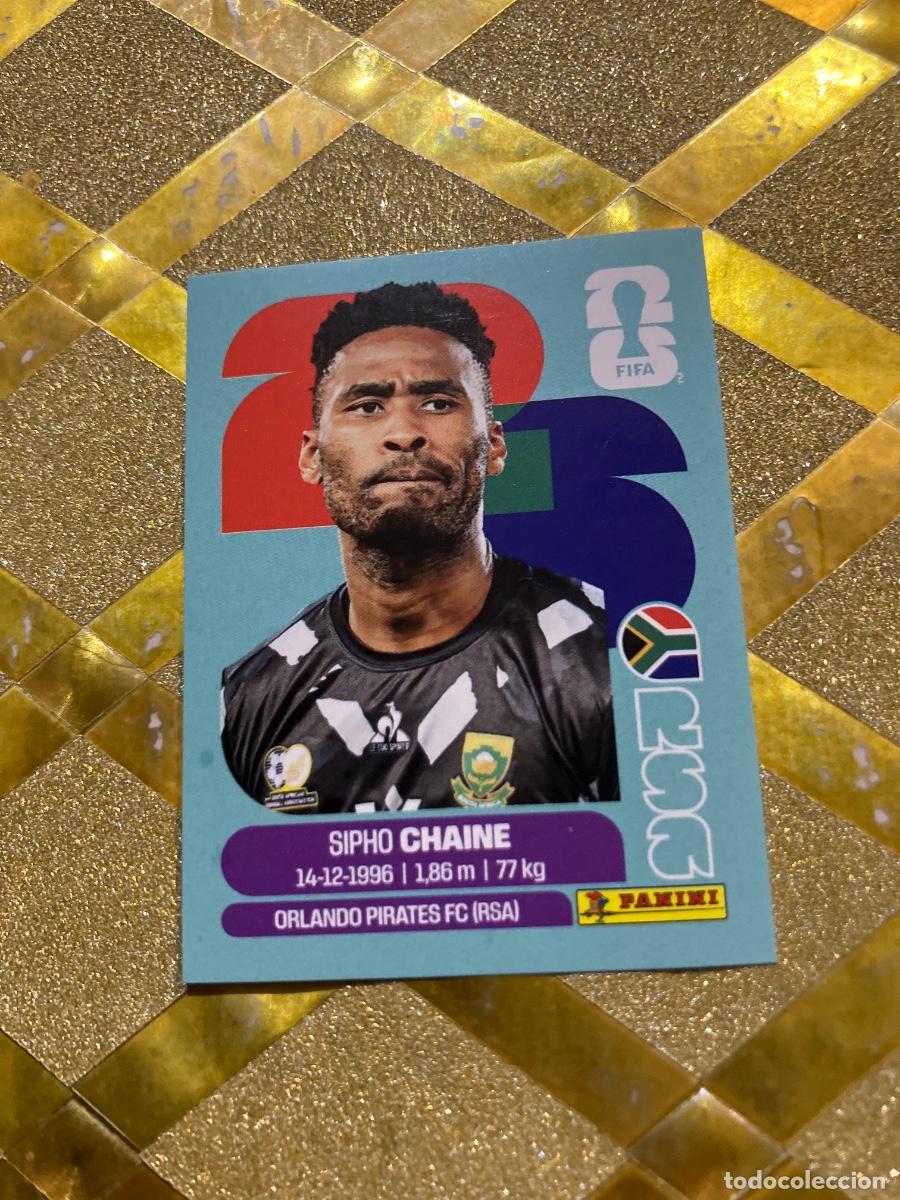 Cromos de F&uacute;tbol: CROMO DE F&Uacute;TBOL NUMERO RSA 3 SIPHO CHAINE SUDAFRICA MUNDIAL 2026 MEXICO-EEUU-CANADA PANINI !