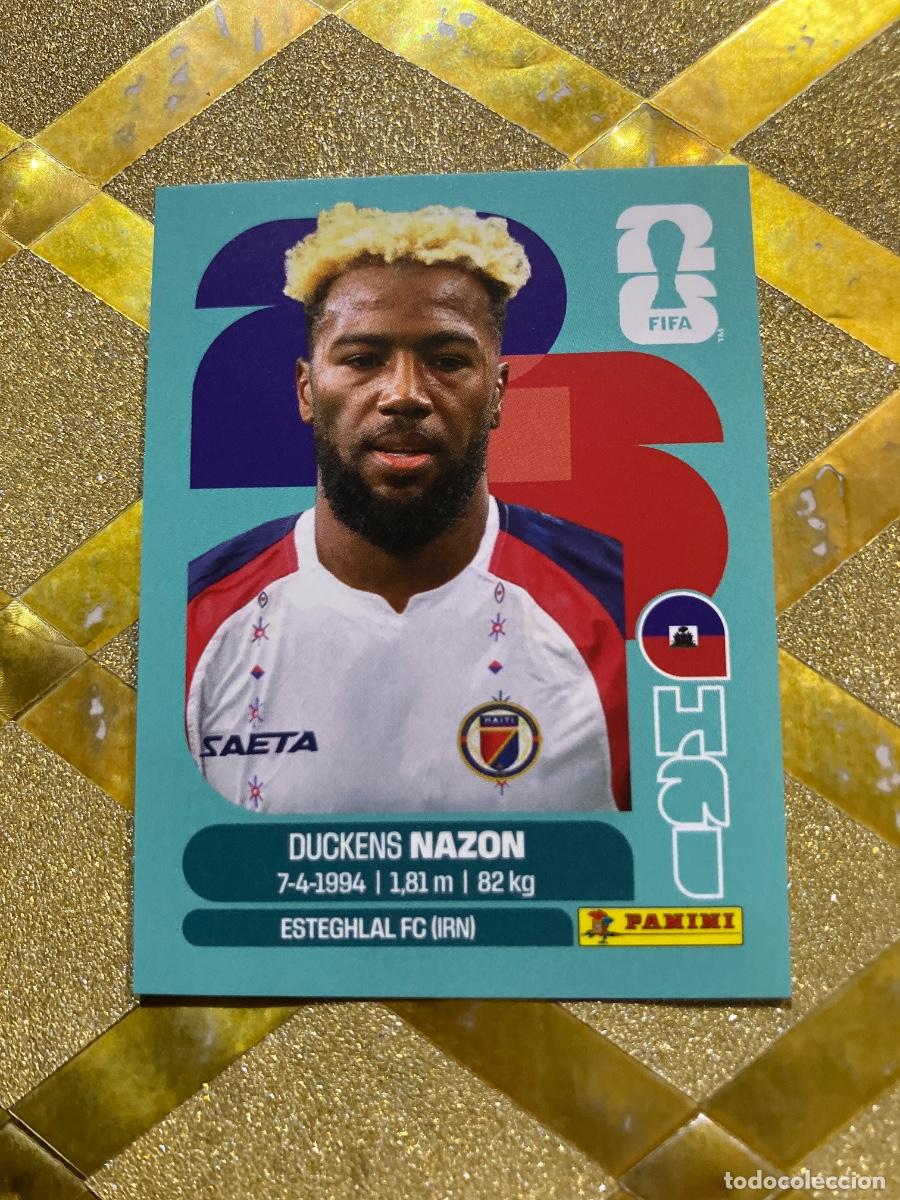 Cromos de F&uacute;tbol: CROMO DE F&Uacute;TBOL NUMERO HAI 18 NAZON HAITI MUNDIAL 2026 MEXICO-EEUU-CANADA PANINI !