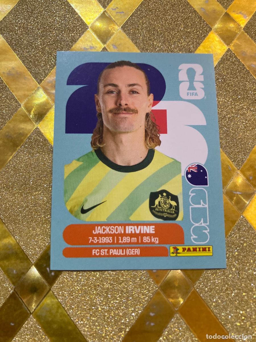 Cromos de F&uacute;tbol: CROMO DE F&Uacute;TBOL NUMERO 11 JACKSON IRVINE AUSTRALIA MUNDIAL 2026 MEXICO-EEUU-CANADA PANINI !