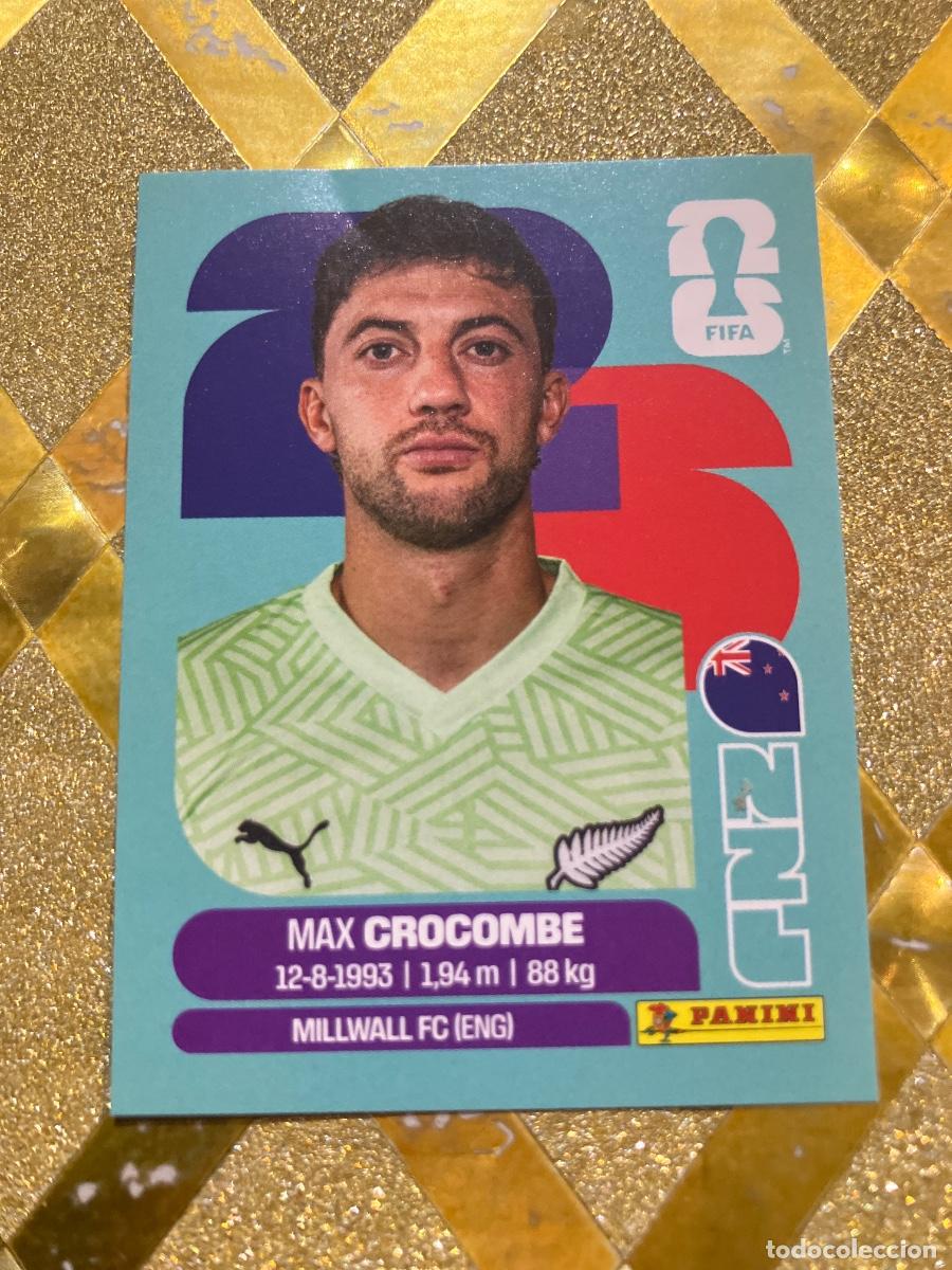 Cromos de F&uacute;tbol: CROMO DE F&Uacute;TBOL NUMERO 2 MAX CROCOMBE NUEVA ZELANDA MUNDIAL 2026 MEXICO-EEUU-CANADA PANINI !