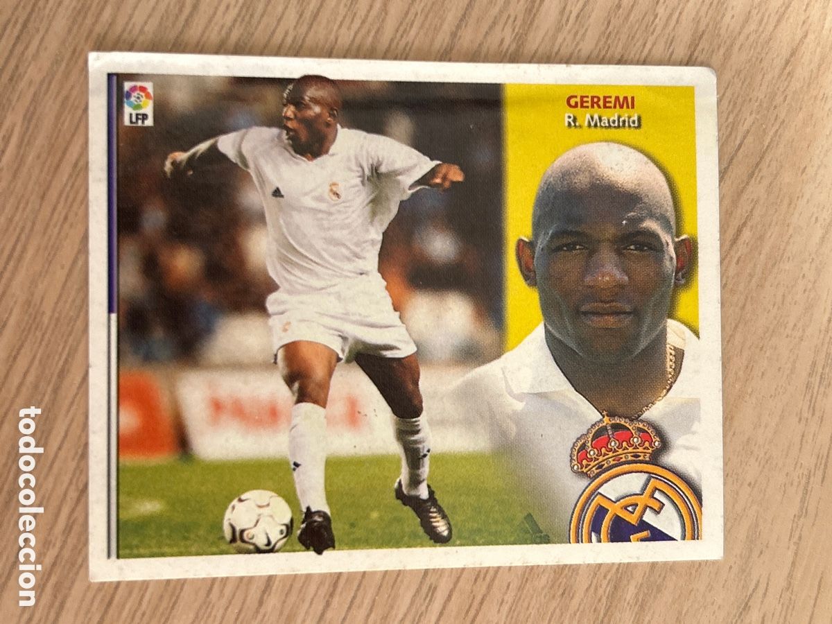 Cromos de F&uacute;tbol: GEREMI REAL MADRID BAJA LIGA ESTE 2002 2003 02 03 VENTANILLA