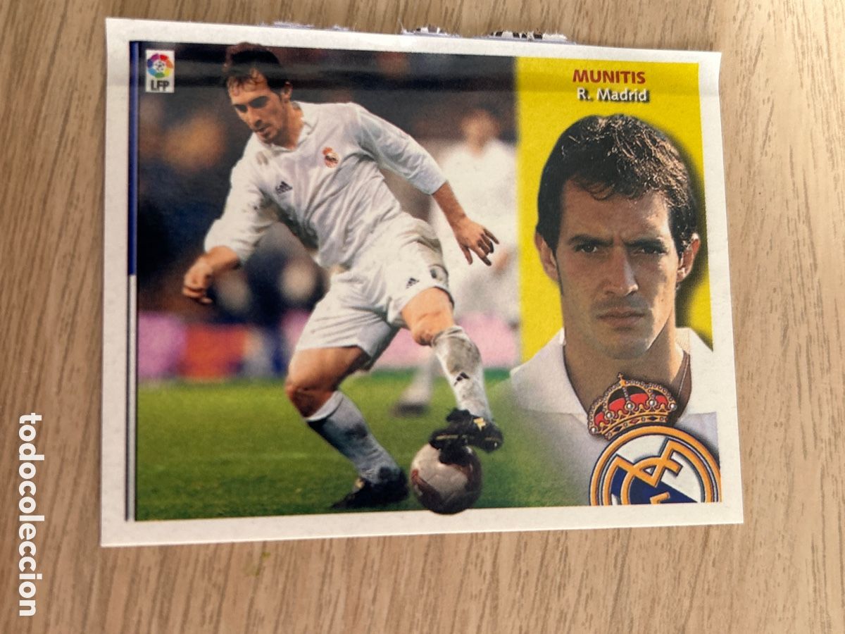 Cromos de F&uacute;tbol: MUNITIS REAL MADRID BAJA VENTANILLA ESTE 2002 2003 02 03