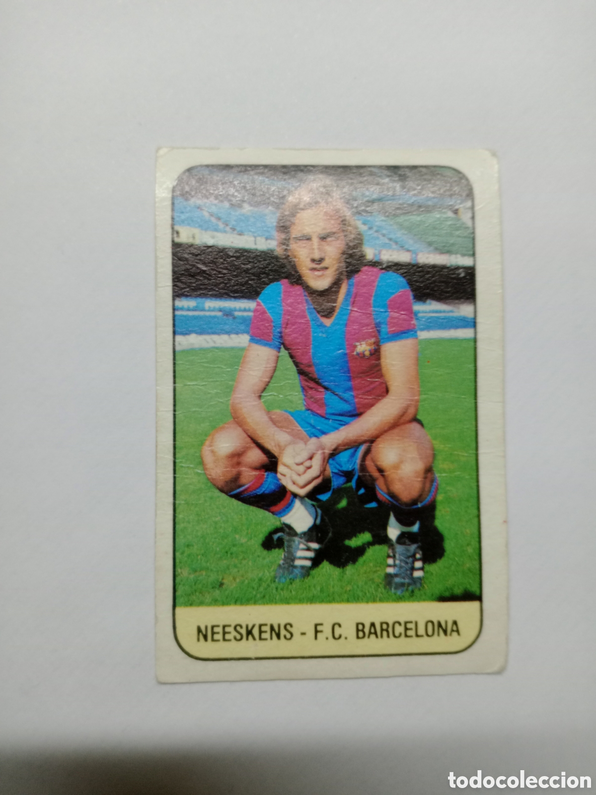 Cromos de F&uacute;tbol: 1978 1979 78 79 ESTE CROMO NUNCA PEGADO EN BUEN ESTADO BARCELONA NEESKENS
