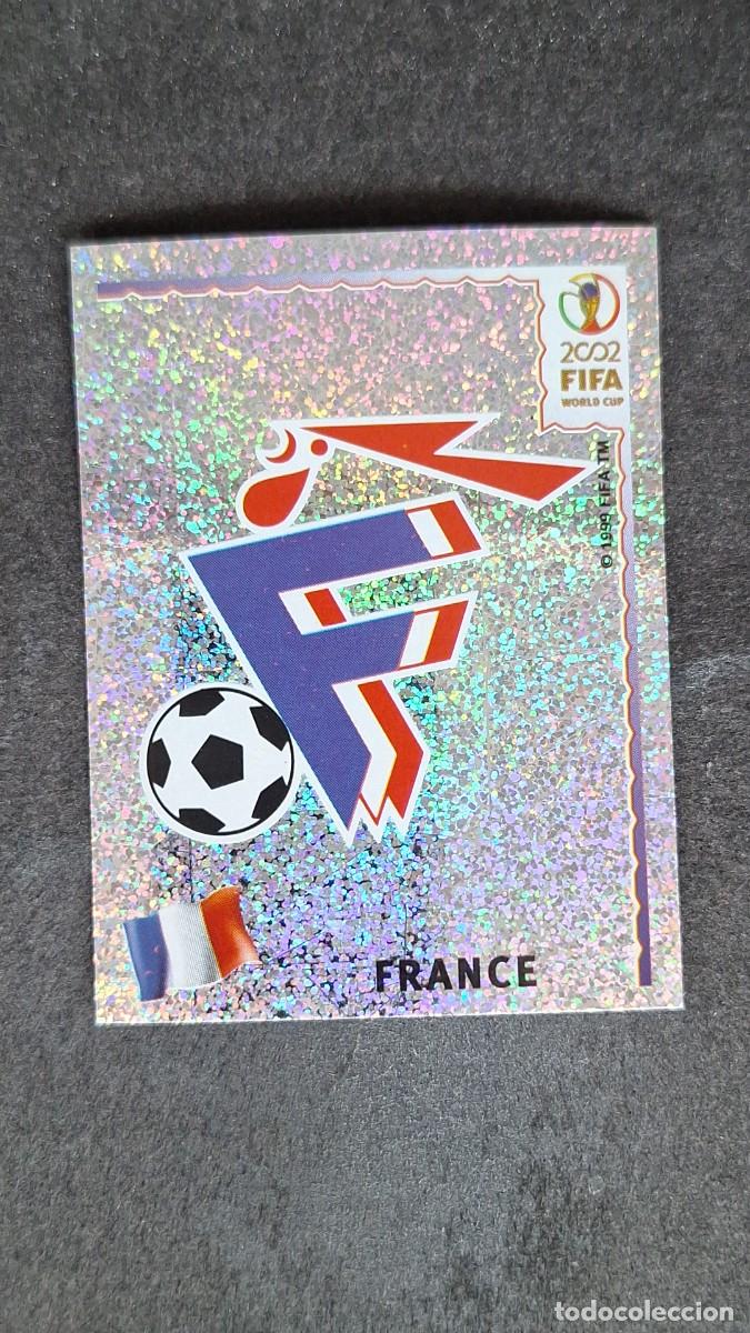 Cromos de Futebol: L2 ESCUDO SELECCION FRANCIA 26 MUNDIAL KOREA Y JAPON 2002 PANINI NUNCA PEGADO SIN PEGAR
