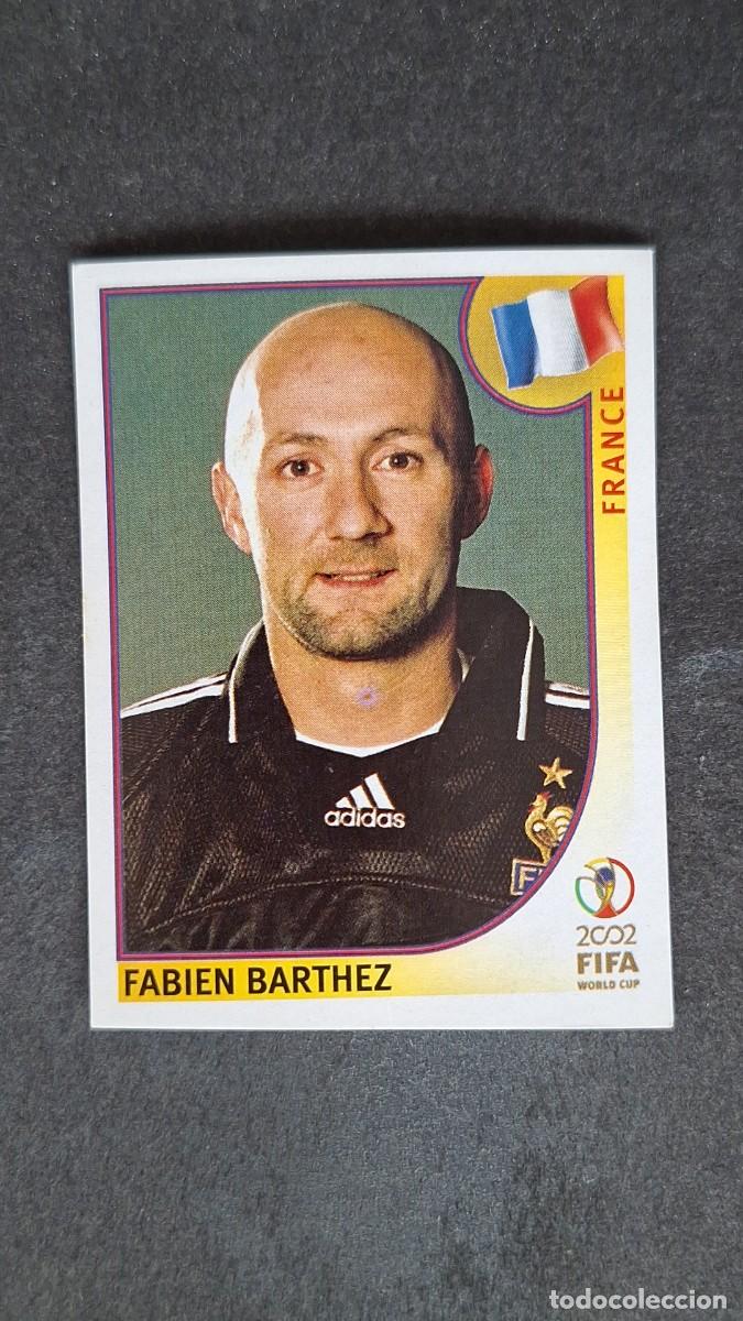 Cromos de Futebol: L2 FABIEN BARTHEZ SELECCION FRANCIA 27 MUNDIAL KOREA Y JAPON 2002 PANINI NUNCA PEGADO SIN PEGAR