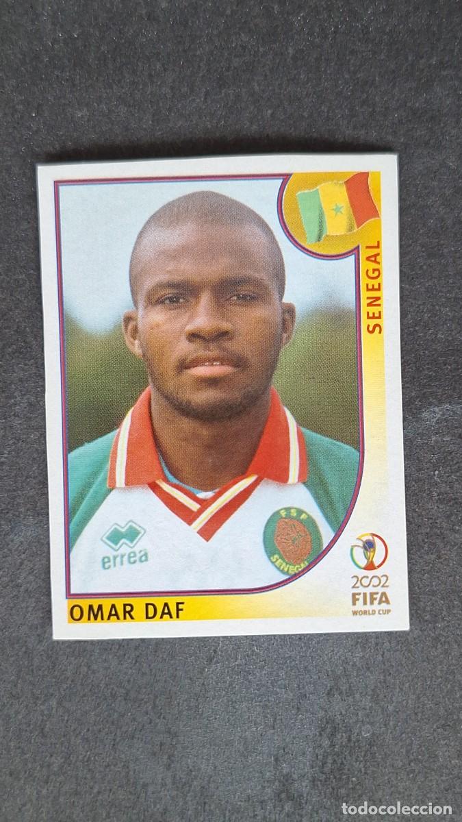 Cromos de Futebol: L2 OMAR DAF SELECCION SENEGAL 46 MUNDIAL KOREA Y JAPON 2002 PANINI NUNCA PEGADO SIN PEGAR