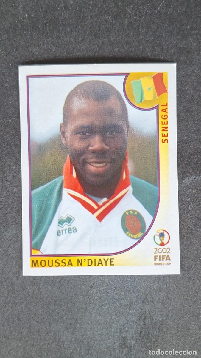 Cromos de Futebol: L2 MOUSSA N'DIAYE SELECCION SENEGAL 52 MUNDIAL KOREA Y JAPON 2002 PANINI NUNCA PEGADO SIN PEGAR