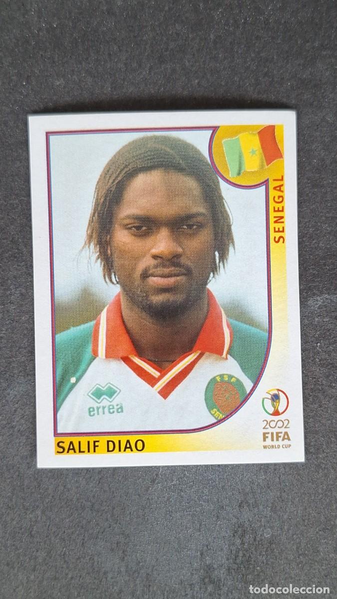 Cromos de Futebol: L2 SALIF DIAO SELECCION SENEGAL 54 MUNDIAL KOREA Y JAPON 2002 PANINI NUNCA PEGADO SIN PEGAR