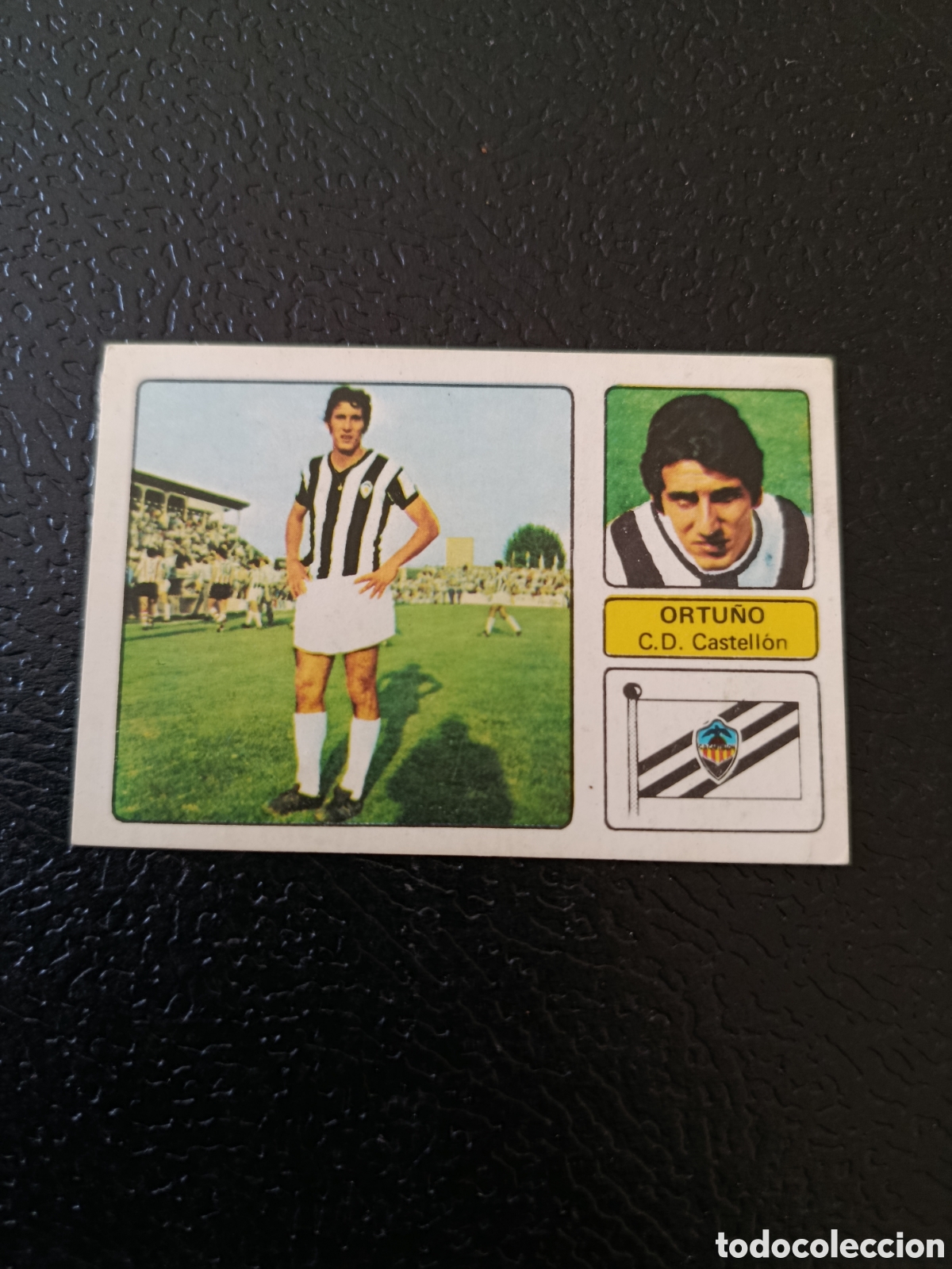 Cromos de Futebol: FUTBOL ORTU&Ntilde;O C.D. CASTELL&Oacute;N DOBLE IMAGEN DESPEGADO LIGA FHER 1973-1974/73-74