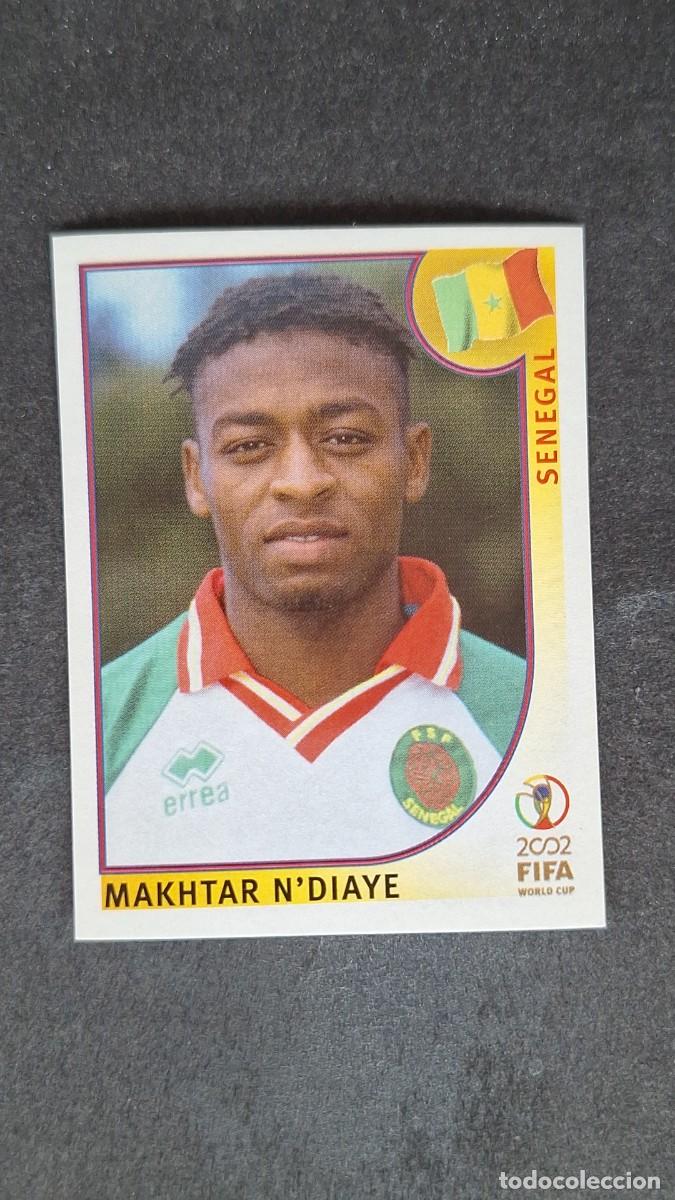 Cromos de Futebol: L2 MAKHTAR N'DIAYE SELECCION SENEGAL 55 MUNDIAL KOREA Y JAPON 2002 PANINI NUNCA PEGADO SIN PEGAR