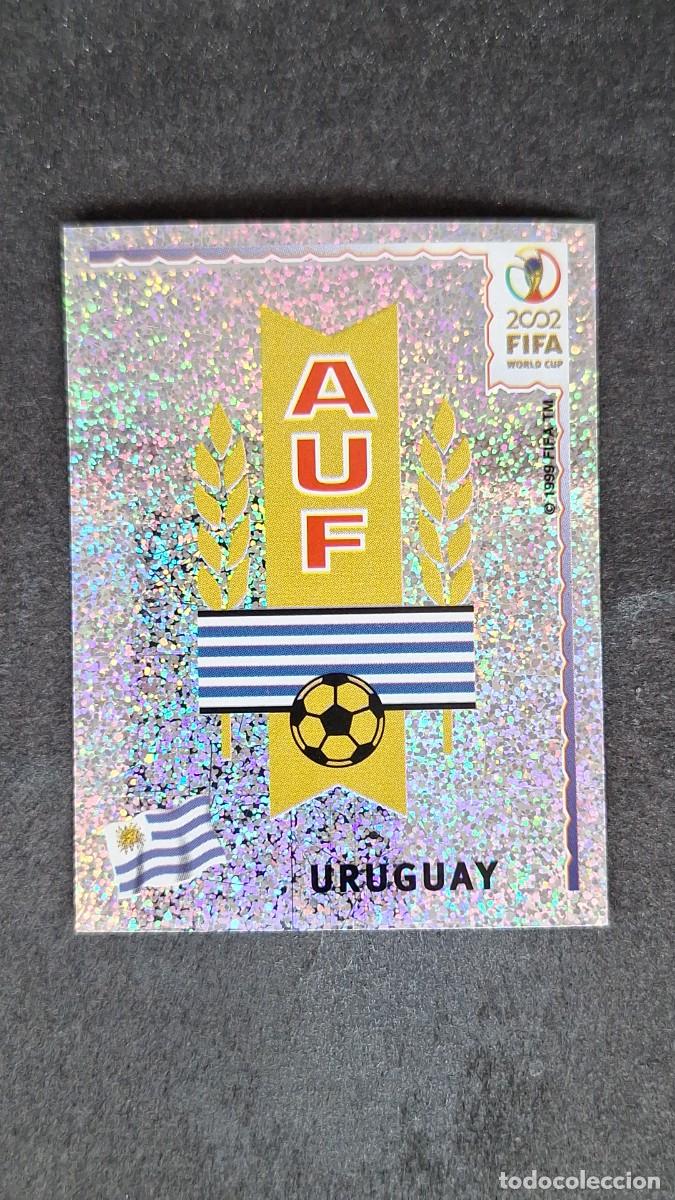 Cromos de Futebol: L2 ESCUDO SELECCION URUGUAY 62 MUNDIAL KOREA Y JAPON 2002 PANINI NUNCA PEGADO SIN PEGAR