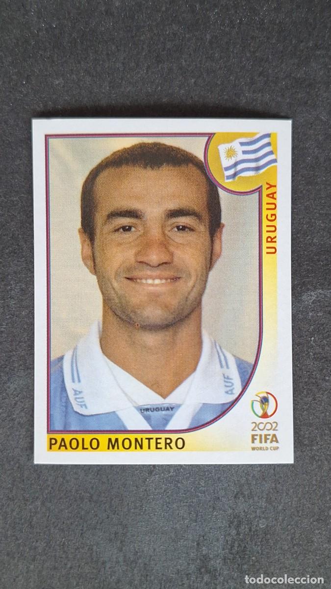 Cromos de Futebol: L2 PAOLO MONTERO SELECCION URUGUAY 65 MUNDIAL KOREA Y JAPON 2002 PANINI NUNCA PEGADO SIN PEGAR