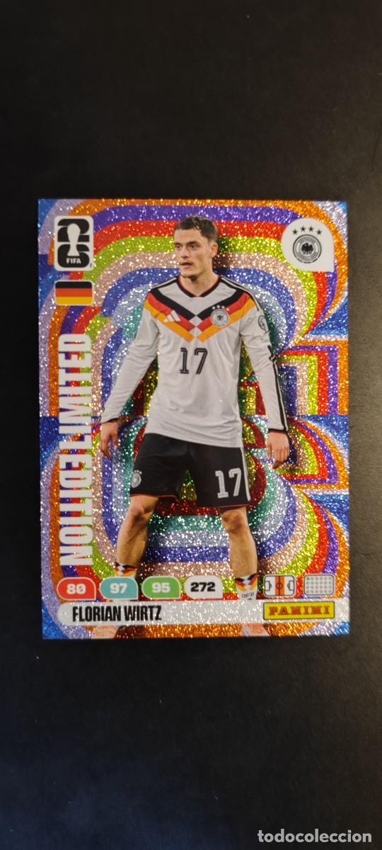 Cromos de F&uacute;tbol: ADRENALYN XL FIFA WORLD CUP 2026 CARD LIMITED EDITION FLORIAN WIRTZ ALEMANIA # PANINI
