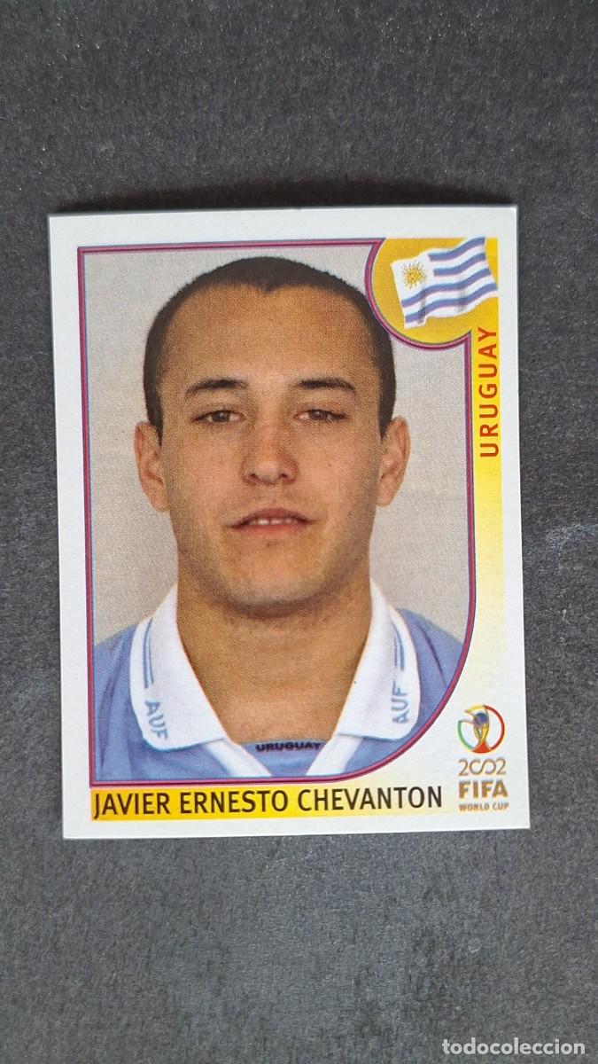 Cromos de F&uacute;tbol: L2 CHEVANTON SELECCION URUGUAY 78 MUNDIAL KOREA Y JAPON 2002 PANINI NUNCA PEGADO SIN PEGAR