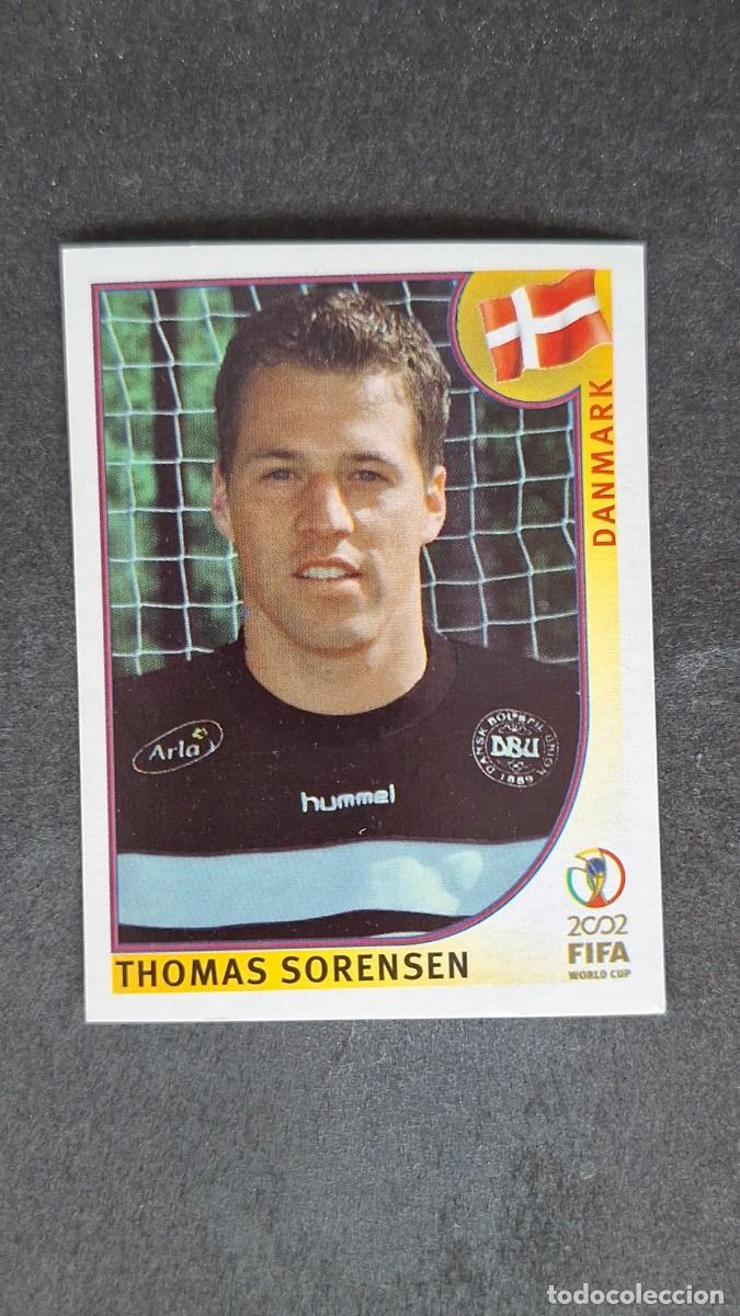 Cromos de F&uacute;tbol: L2 SORENSEN SELECCION DINAMARCA 81 MUNDIAL KOREA Y JAPON 2002 PANINI NUNCA PEGADO SIN PEGAR