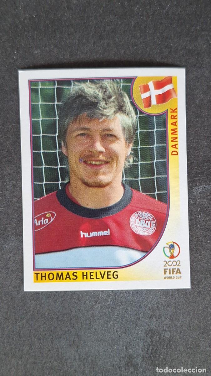 Cromos de F&uacute;tbol: L2 THOMAS HELVEG SELECCION DINAMARCA 86 MUNDIAL KOREA Y JAPON 2002 PANINI NUNCA PEGADO SIN PEGAR