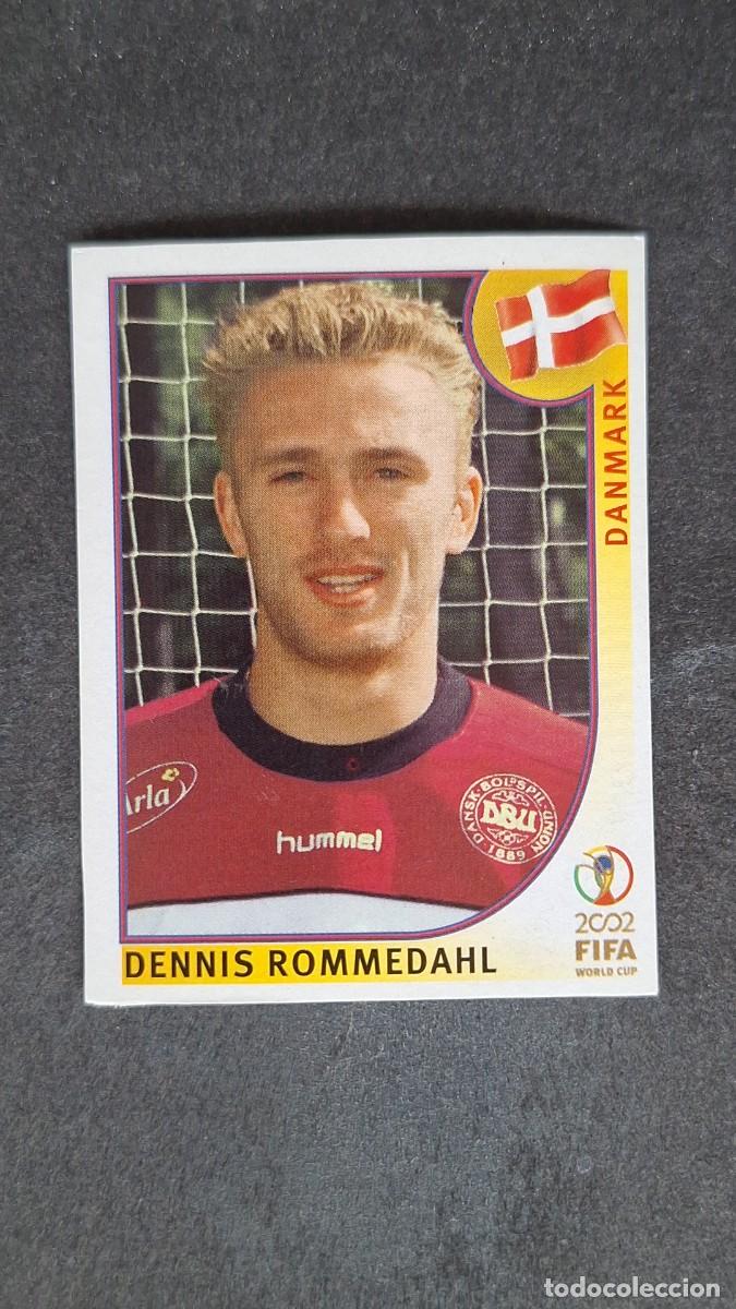 Cromos de F&uacute;tbol: L2 ROMMEDAHL SELECCION DINAMARCA 94 MUNDIAL KOREA Y JAPON 2002 PANINI NUNCA PEGADO SIN PEGAR