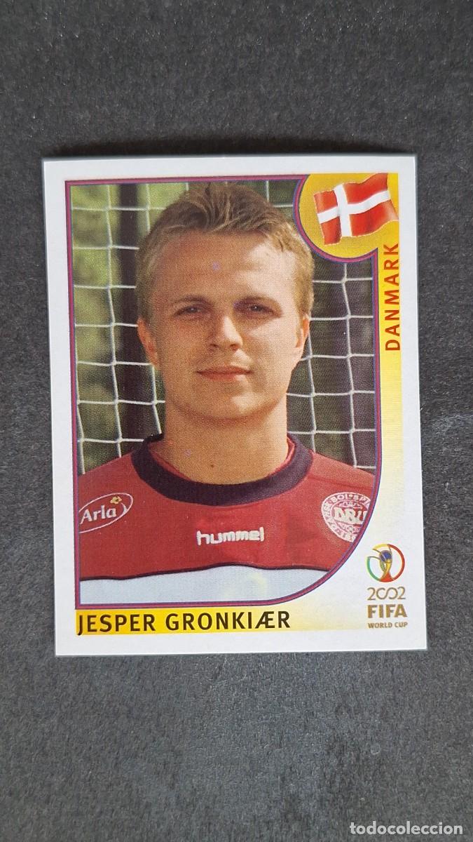Cromos de F&uacute;tbol: L2 JESPER GRONKIAER SELECCION DINAMARCA 95 MUNDIAL KOREA Y JAPON 2002 PANINI NUNCA PEGADO SIN PEGAR