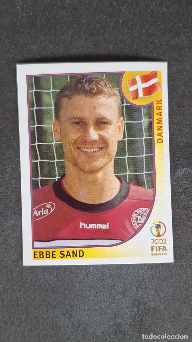 Cromos de F&uacute;tbol: L2 EBBE SAND SELECCION DINAMARCA 96 MUNDIAL KOREA Y JAPON 2002 PANINI NUNCA PEGADO SIN PEGAR