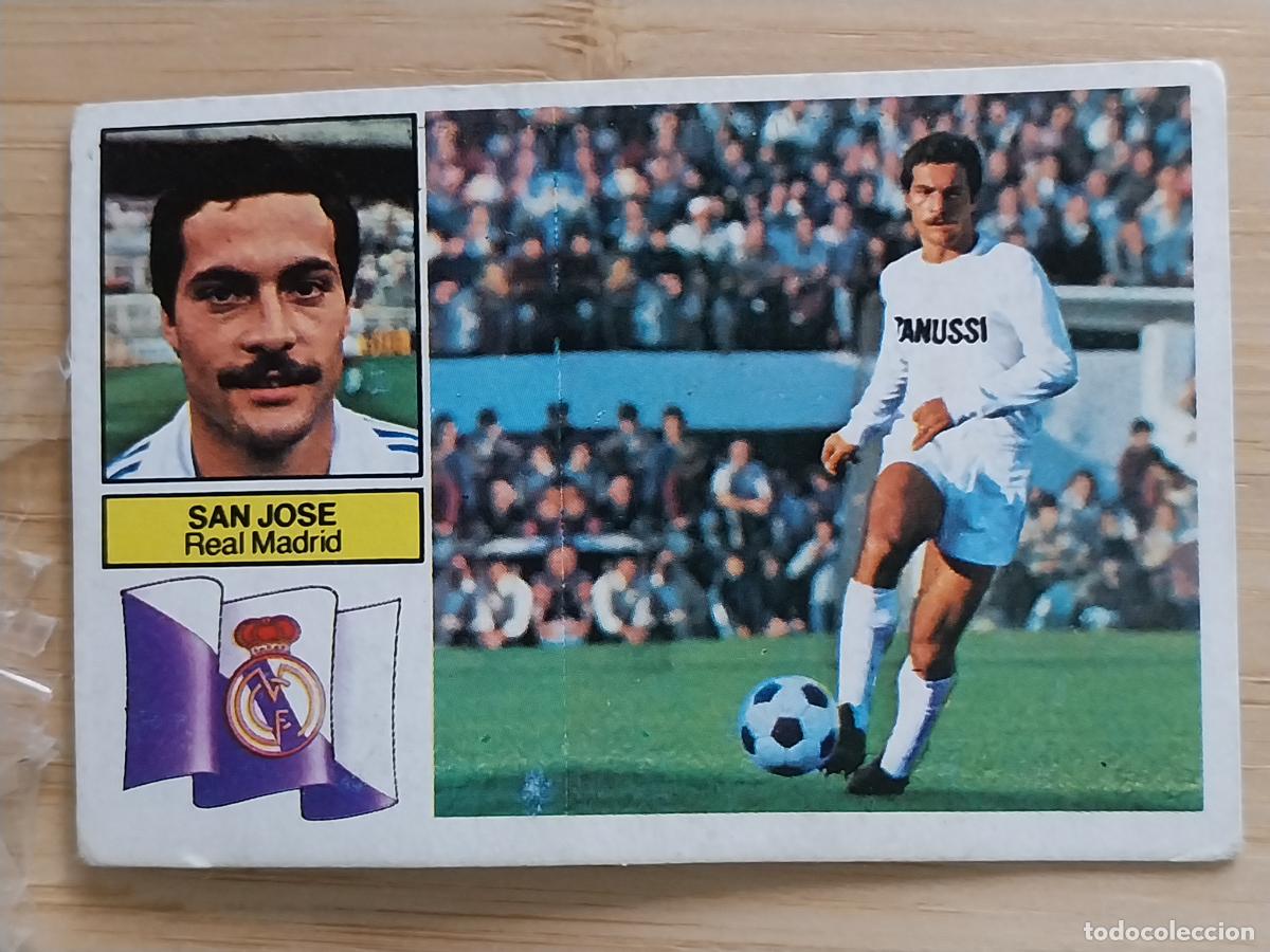 Fu&szlig;ball-Sticker: SAN JOSE REAL MADRID ED ESTE LIGA 1982 82 83 CROMO SIN PEGAR NUNCA JUGADO