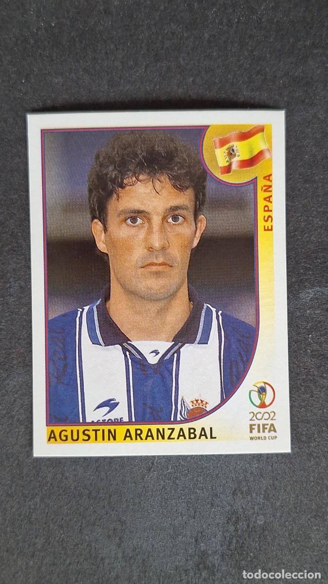 Cromos de F&uacute;tbol: L2 ARANZABAL SELECCION ESPA&Ntilde;A 104 MUNDIAL KOREA Y JAPON 2002 PANINI NUNCA PEGADO SIN PEGAR