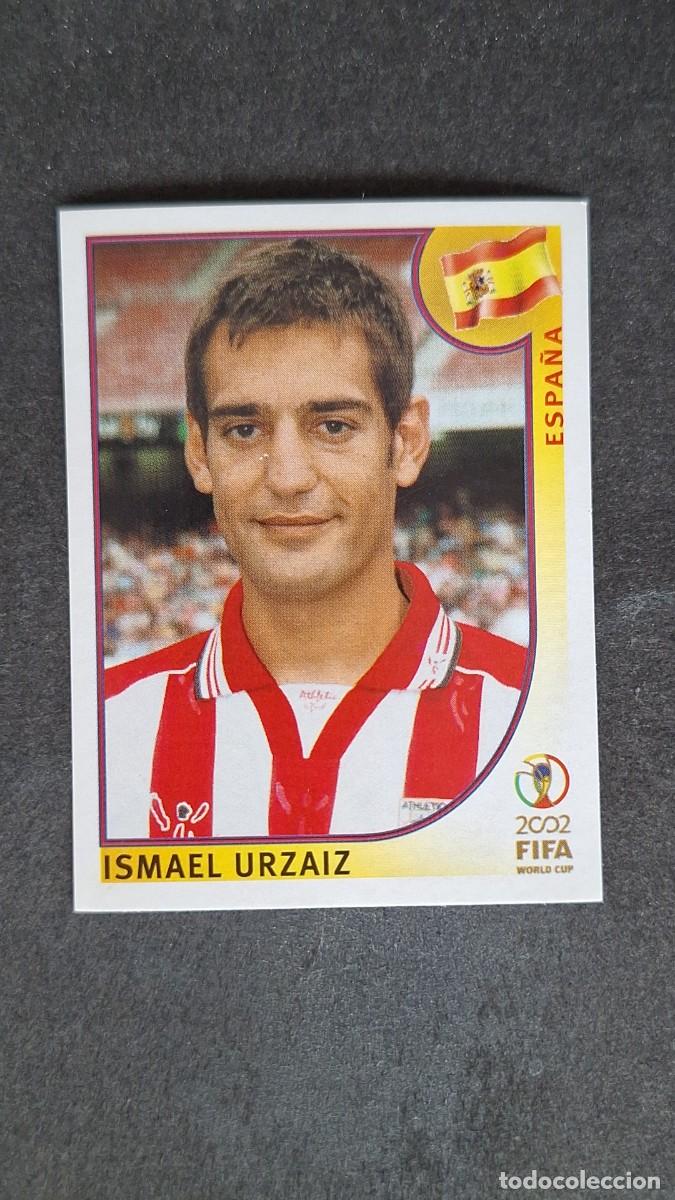 Cromos de F&uacute;tbol: L2 ISMAEL URZAIZ SELECCION ESPA&Ntilde;A 113 MUNDIAL KOREA Y JAPON 2002 PANINI NUNCA PEGADO SIN PEGAR