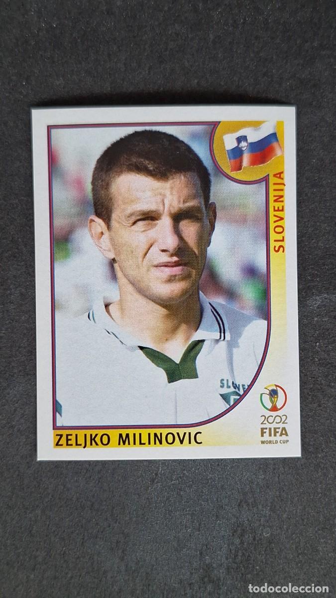 Cromos de F&uacute;tbol: L2 MILINOVIC SELECCION ESLOVENIA 120 MUNDIAL KOREA Y JAPON 2002 PANINI NUNCA PEGADO SIN PEGAR