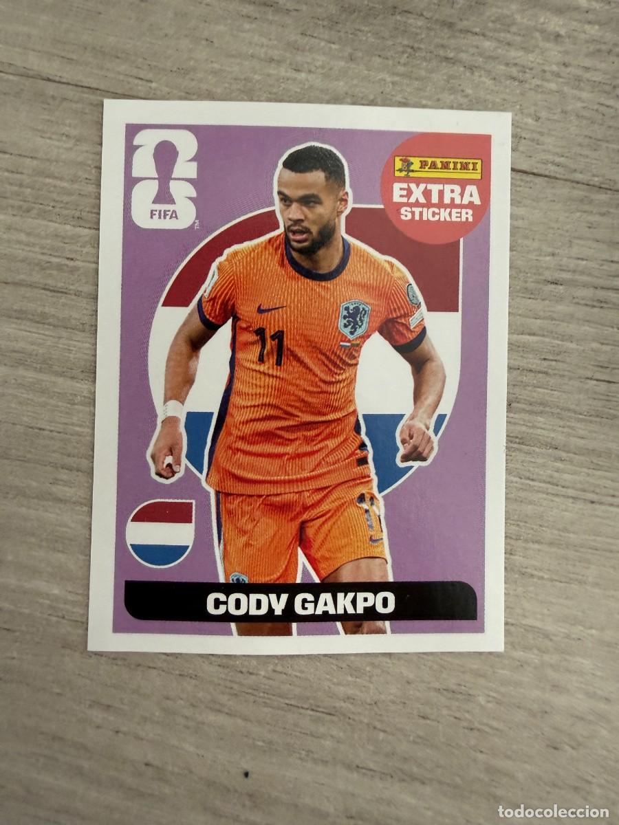Cromos de F&uacute;tbol: Cromo Panini - Extra Sticker Gakpo - World Cup 2026
