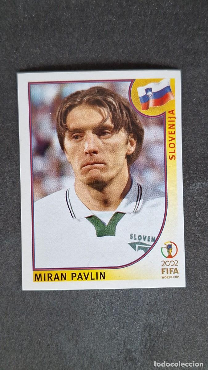 Fu&szlig;ball-Sticker: L2 MIRAN PAVLIN SELECCION ESLOVENIA 125 MUNDIAL KOREA Y JAPON 2002 PANINI NUNCA PEGADO SIN PEGAR