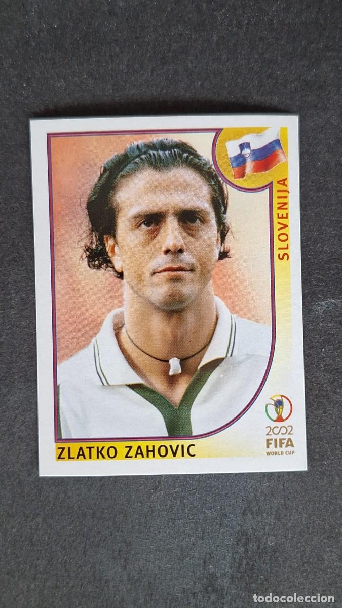 Fu&szlig;ball-Sticker: L2 ZAHOVIC SELECCION ESLOVENIA 128 MUNDIAL KOREA Y JAPON 2002 PANINI NUNCA PEGADO SIN PEGAR