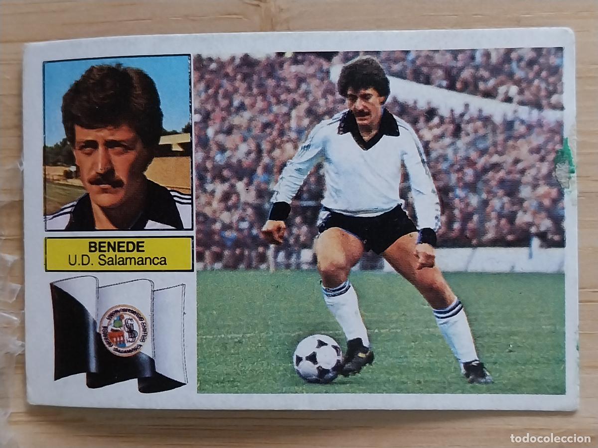 Fu&szlig;ball-Sticker: BENEDE SALAMANCA UF FICHAJE 11 ED ESTE LIGA 1982 82 83 CROMO RECUPERADO JUGADO