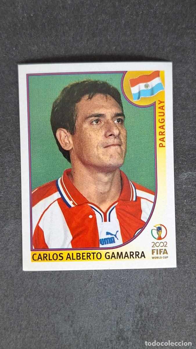 Fu&szlig;ball-Sticker: L2 GAMARRA SELECCION PARAGUAY 137 MUNDIAL KOREA Y JAPON 2002 PANINI NUNCA PEGADO SIN PEGAR