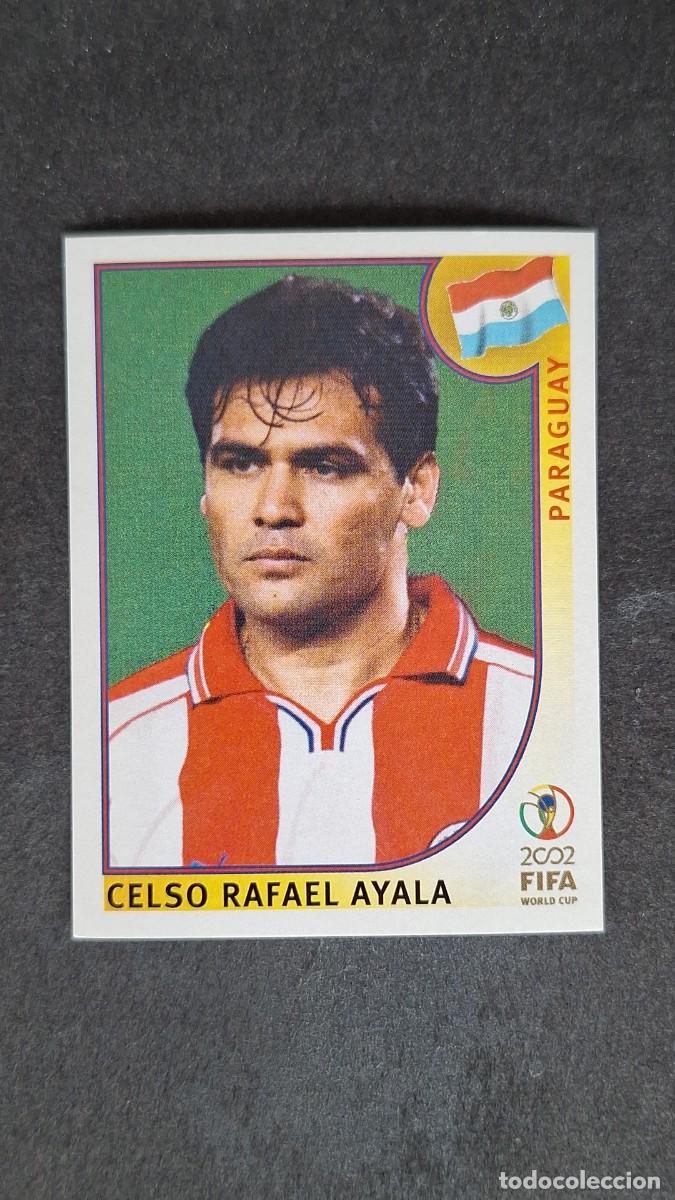 Fu&szlig;ball-Sticker: L2 AYALA SELECCION PARAGUAY 138 MUNDIAL KOREA Y JAPON 2002 PANINI NUNCA PEGADO SIN PEGAR