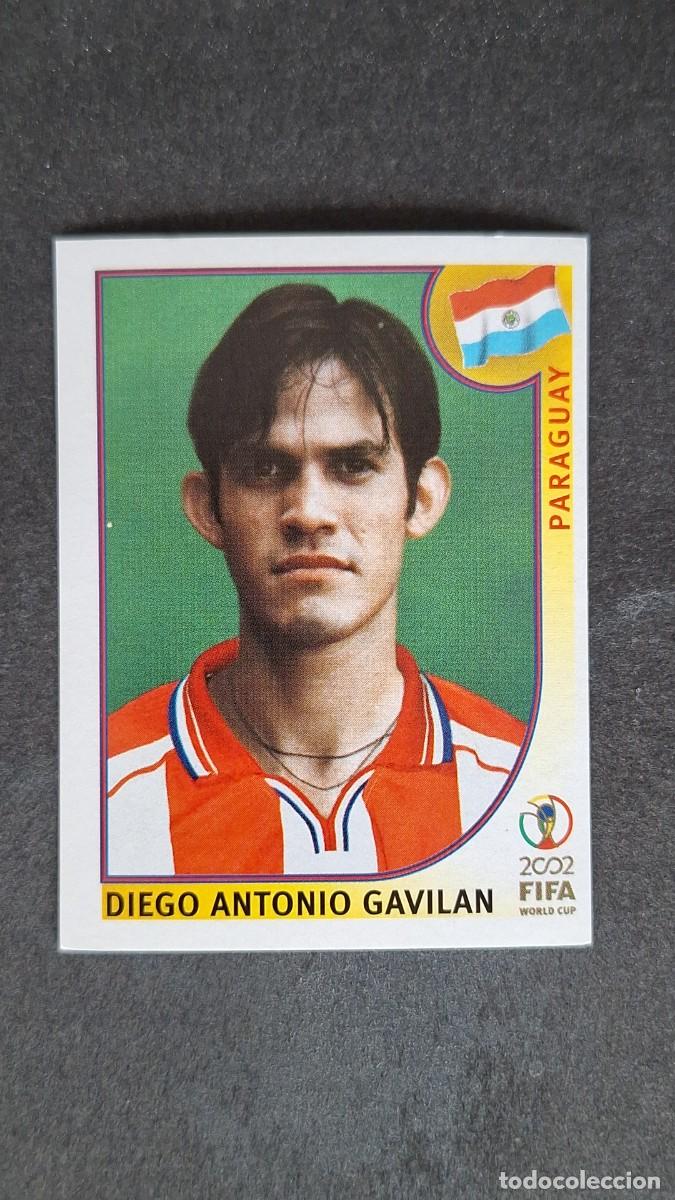 Cromos de F&uacute;tbol: L2 GAVILAN SELECCION PARAGUAY 141 MUNDIAL KOREA Y JAPON 2002 PANINI NUNCA PEGADO SIN PEGAR