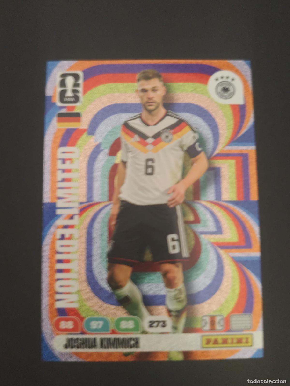 Cromos de F&uacute;tbol: JOSHUA KIMMICH ALEMANIA EDICI&Oacute;N LIMITADA ADRENALYN MUNDIAL FIFA WORLD CUP 2026 PANINI