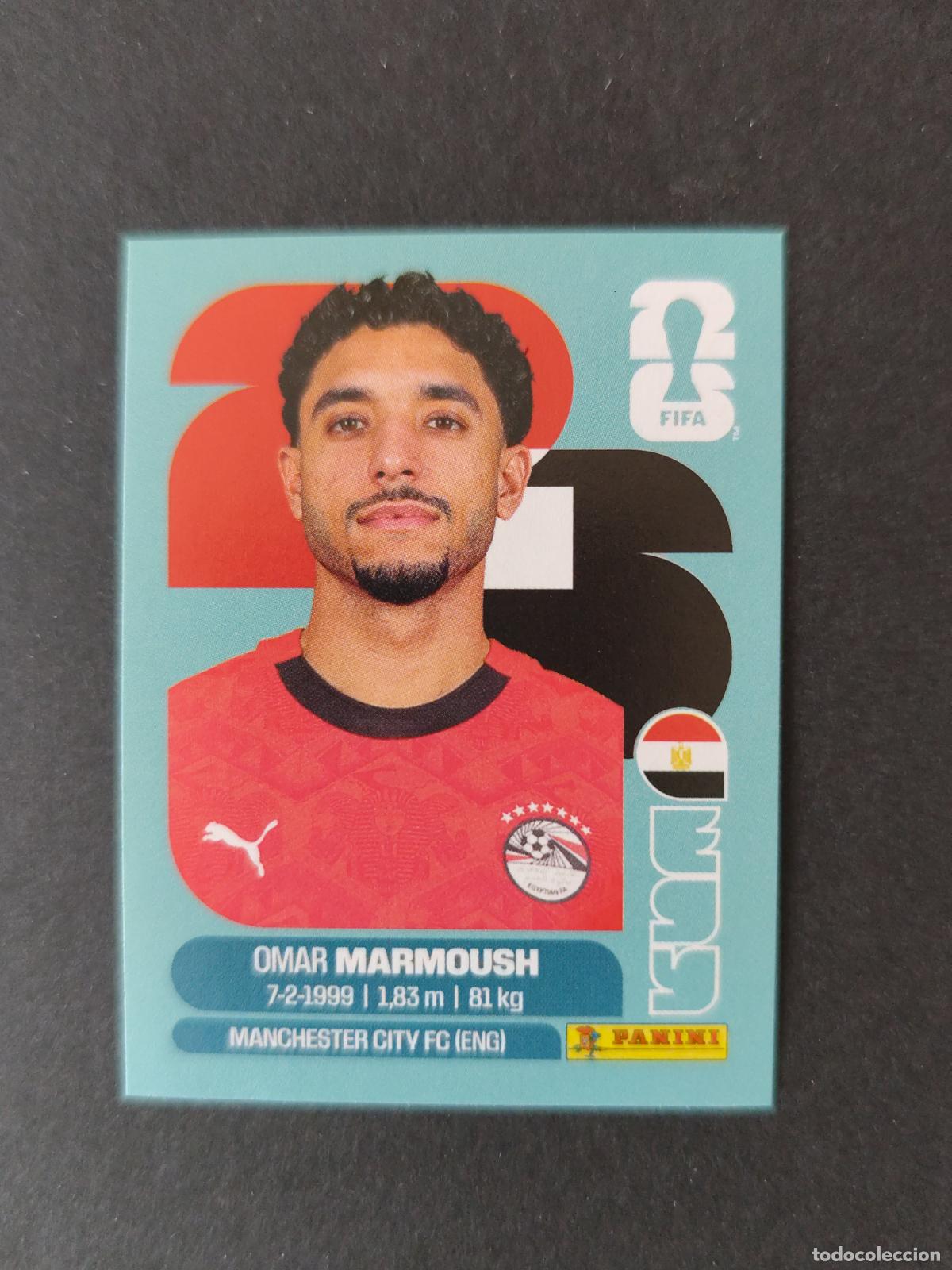 Cromos de F&uacute;tbol: EGY20 OMAR MARMOUSH 20 EGIPTO MUNDIAL FIFA WORLD CUP 2026 STICKER PANINI SIN PEGAR