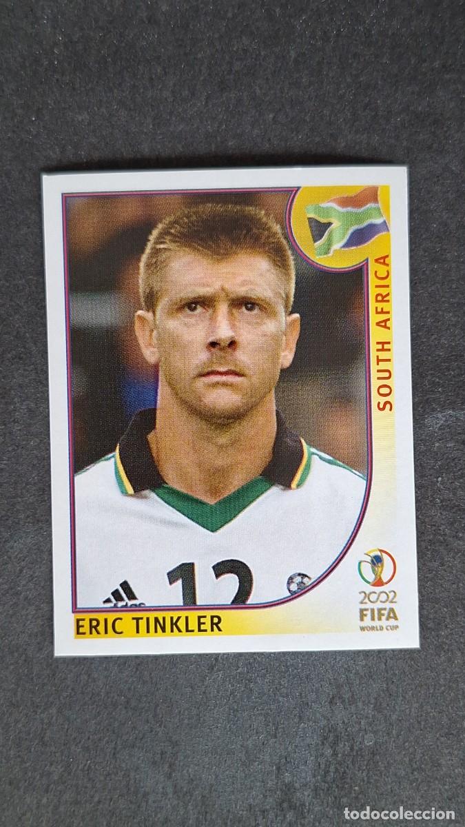 Cromos de F&uacute;tbol: L2 ERIC TINKLER SELECCION DUDAFRICA 164 MUNDIAL KOREA Y JAPON 2002 PANINI NUNCA PEGADO SIN PEGAR