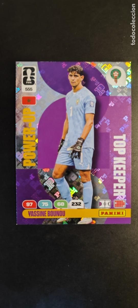 Cromos de F&uacute;tbol: ADRENALYN XL FIFA WORLD CUP 2026 CARD POWER-UP BOUNOU MARRUECOS # 555 PANINI