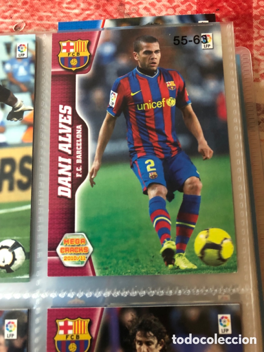 Cromos de F&uacute;tbol: Megacracks 2010 2011 Dani alves 57 Barcelona