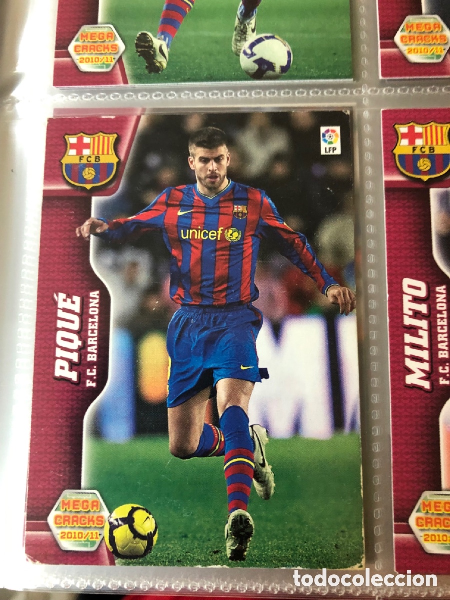 Cromos de F&uacute;tbol: Megacrack 2010 2011 piqu&eacute; 61 Barcelona