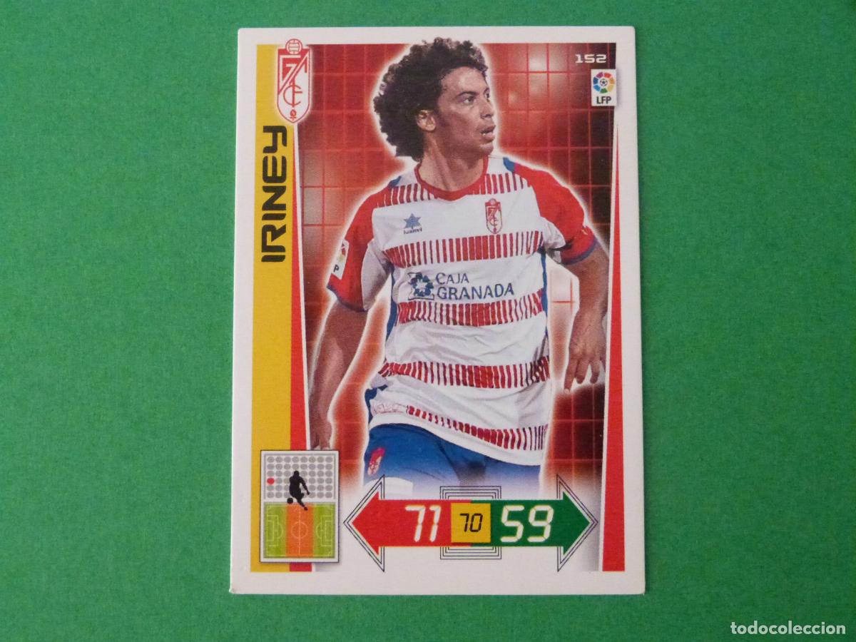 Cromos de F&uacute;tbol: TRADING CARD FUTBOL IRINEY GRANADA C.F. N&ordm; 152 LIGA ADRENALYN XL 2012-2013/12-13