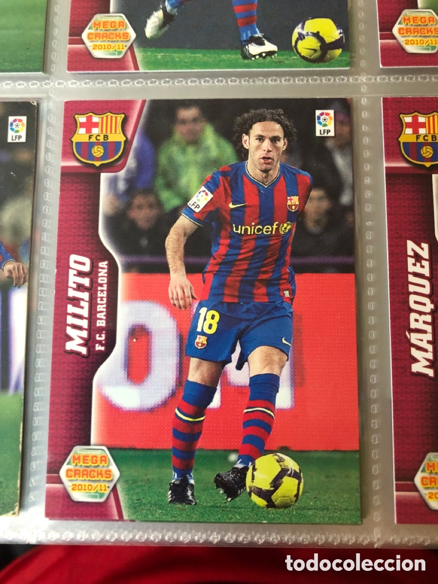 Cromos de Futebol: Megacracks 2010 2011 milito 82 Barcelona